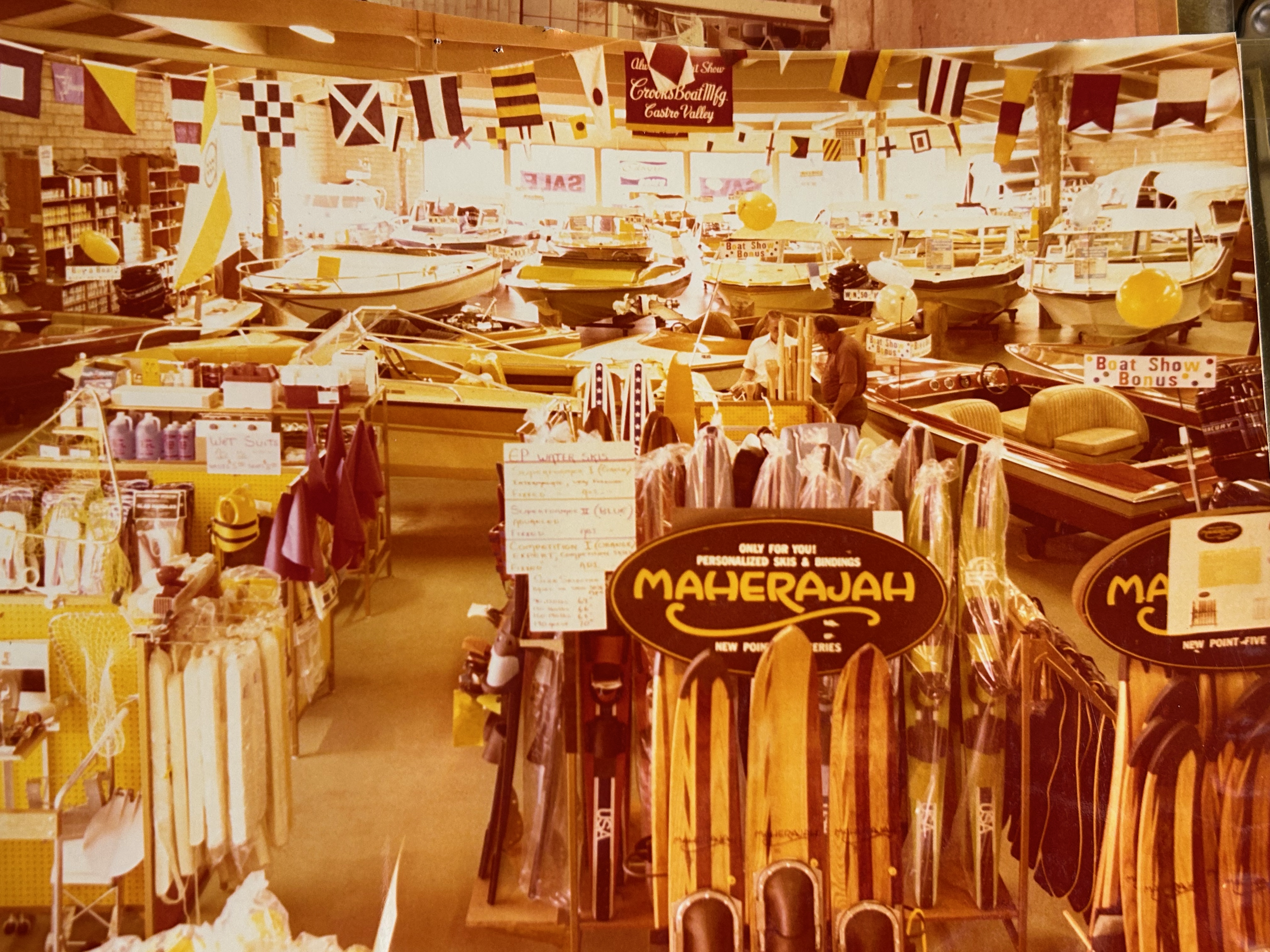 Inside Crook's Boats